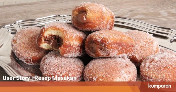  Resep  Donat  Bomboloni Cokelat Lumer  di Mulut kumparan com